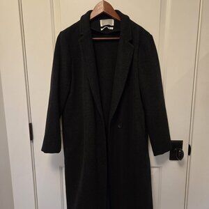 Aritzia Babaton SAMPLE Heather Black Stedman Coat | Article # 56650 | Size